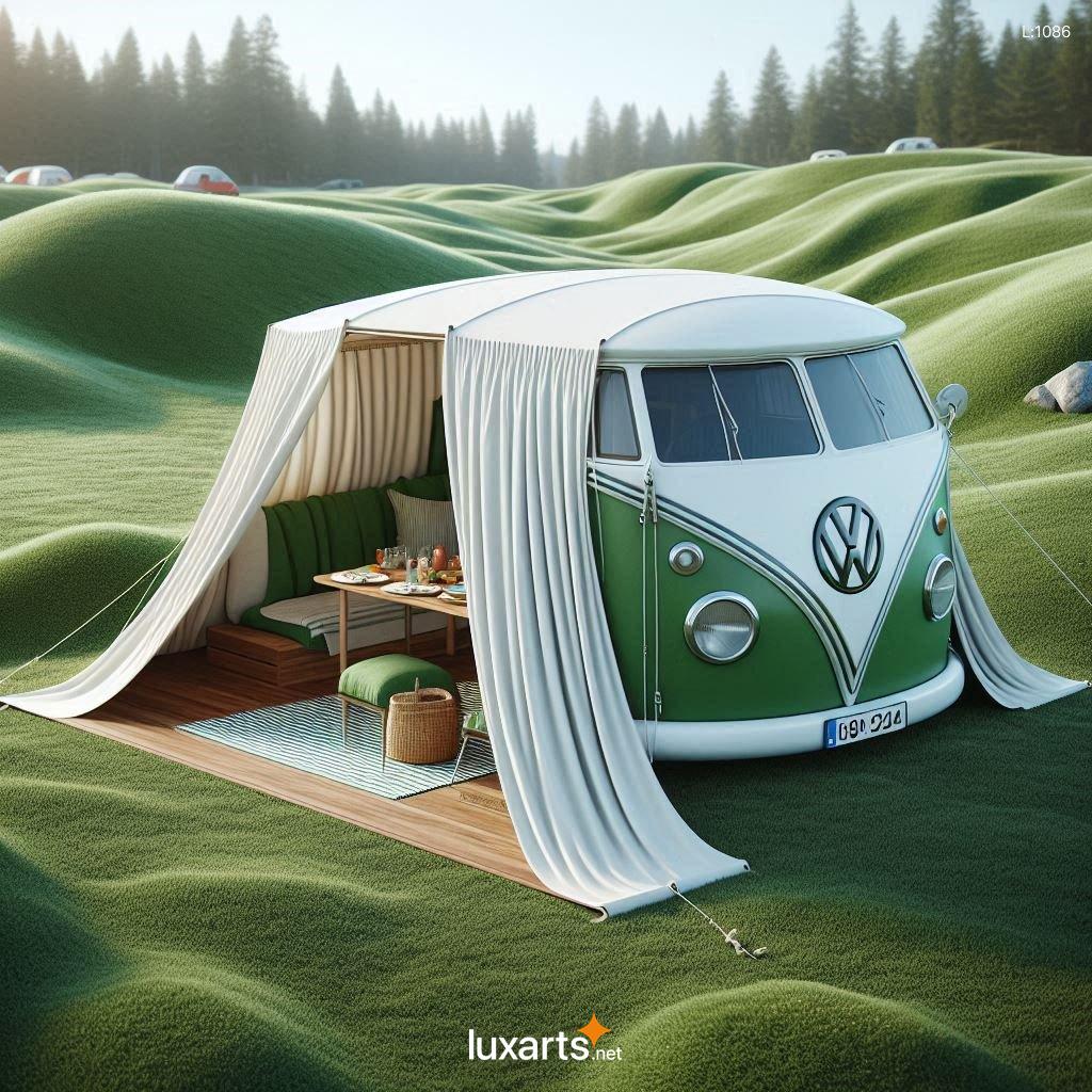 Volkswagen Bus Shaped Tent: Unleash Your Inner Camper with Creative Design volkswagen bus tent 4