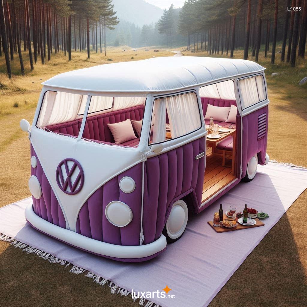 Volkswagen Bus Shaped Tent: Unleash Your Inner Camper with Creative Design volkswagen bus tent 5