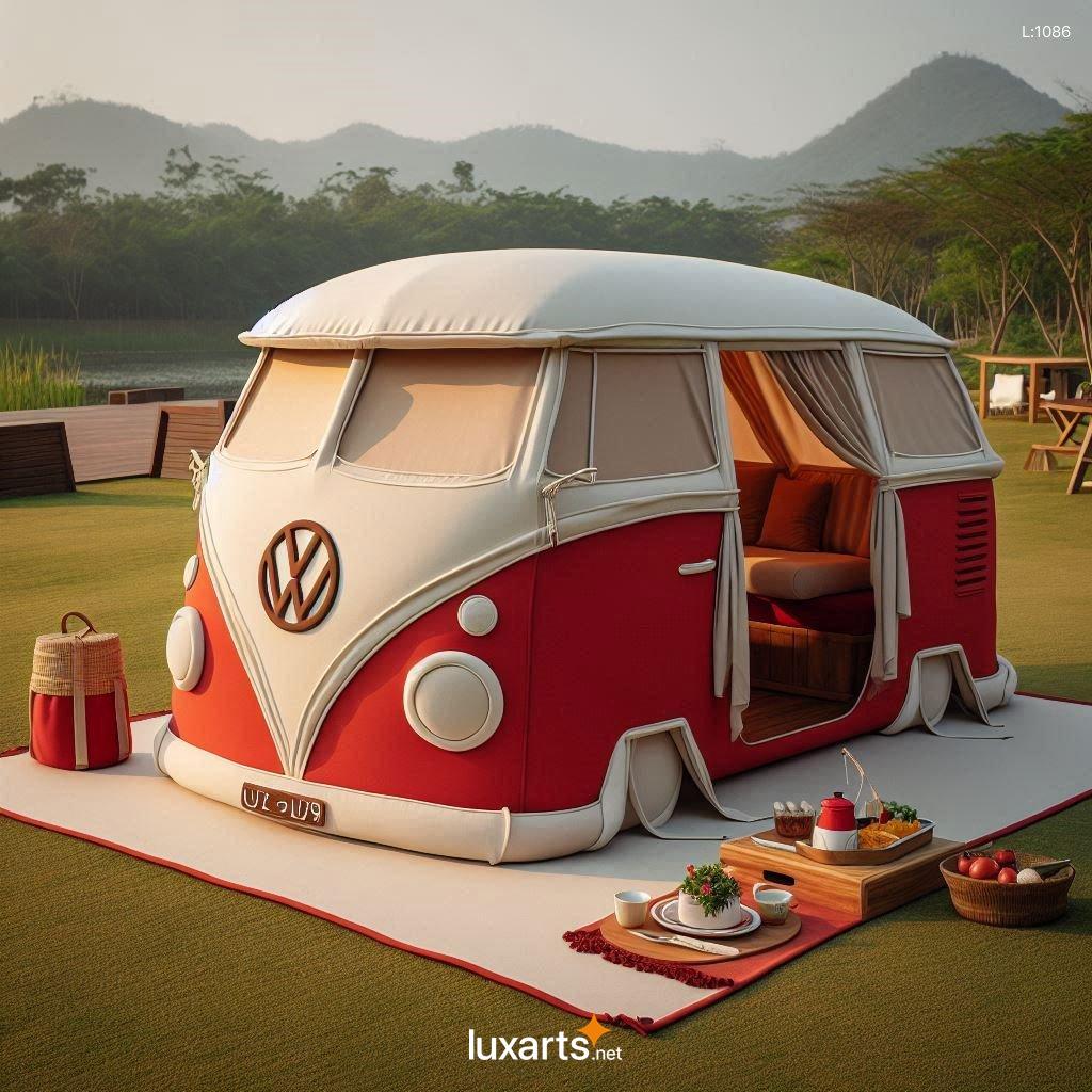Volkswagen Bus Shaped Tent: Unleash Your Inner Camper with Creative Design volkswagen bus tent 6