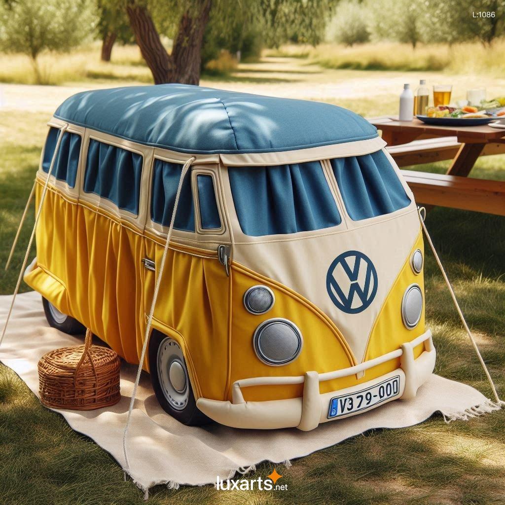 Volkswagen Bus Shaped Tent: Unleash Your Inner Camper with Creative Design volkswagen bus tent 8