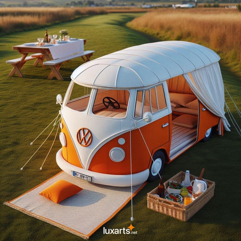 Volkswagen Bus Shaped Tent: Unleash Your Inner Camper with Creative Design volkswagen bus tent 9