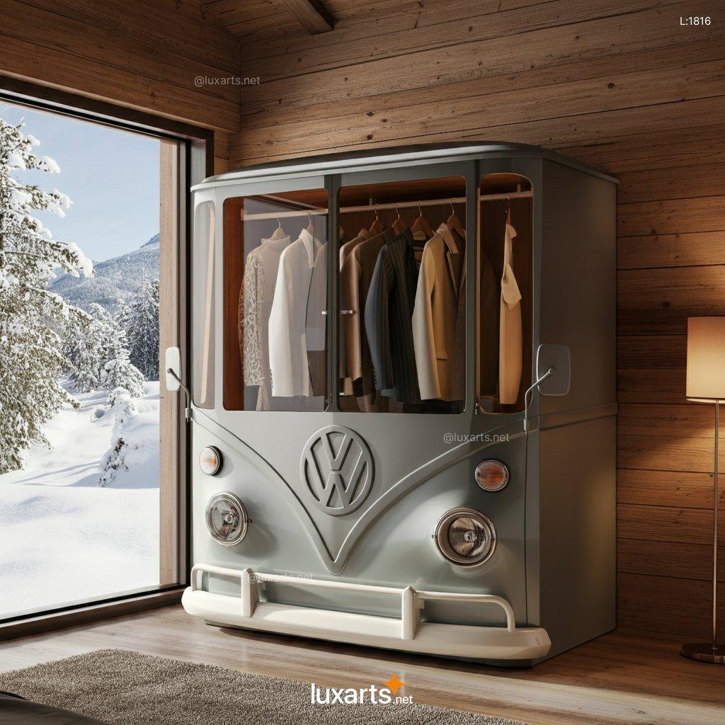 Roll in Style: Volkswagen Bus Inspired Wardrobe for Retro-Chic Bedrooms volkswagen bus wadrobe 24