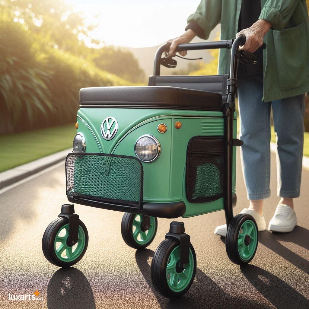 Relive the Retro Charm: Vintage Volkswagen Bus Walker for Seniors volkswagen bus walkers for seniors 8