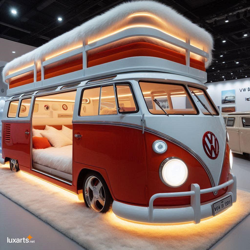 VW Bus Shaped Bunk Bed: Transform Your Child's Bedroom into a Retro Adventure vw bus bunk bed 1