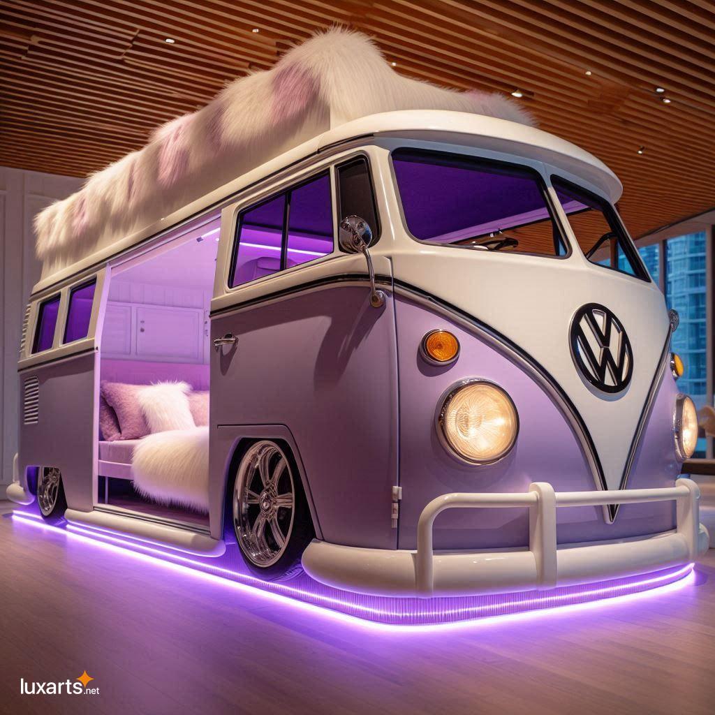 VW Bus Shaped Bunk Bed: Transform Your Child's Bedroom into a Retro Adventure vw bus bunk bed 14