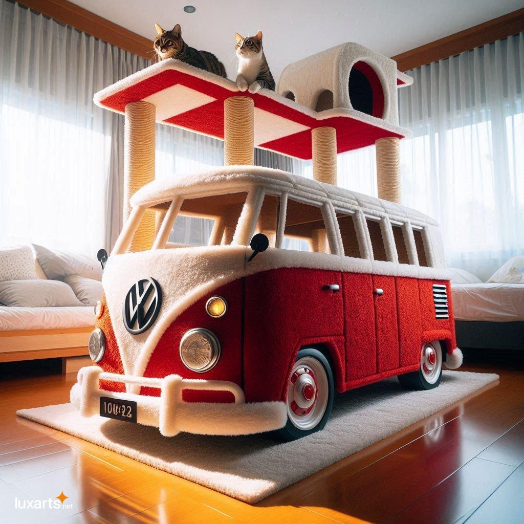 VW Bus Cat Tree: A Retro-Inspired Paradise for Your Feline Friend vw bus cat tree 2