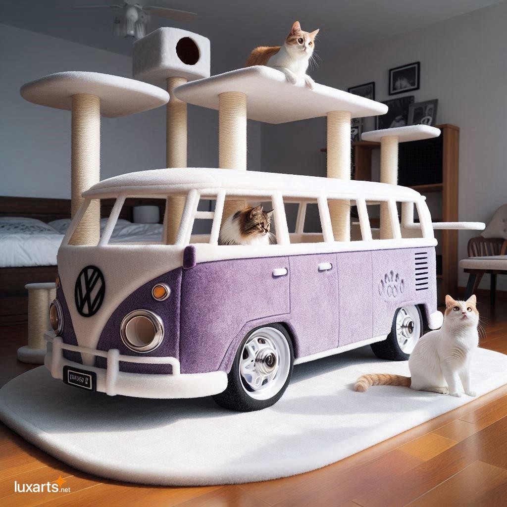 VW Bus Cat Tree: A Retro-Inspired Paradise for Your Feline Friend vw bus cat tree 5