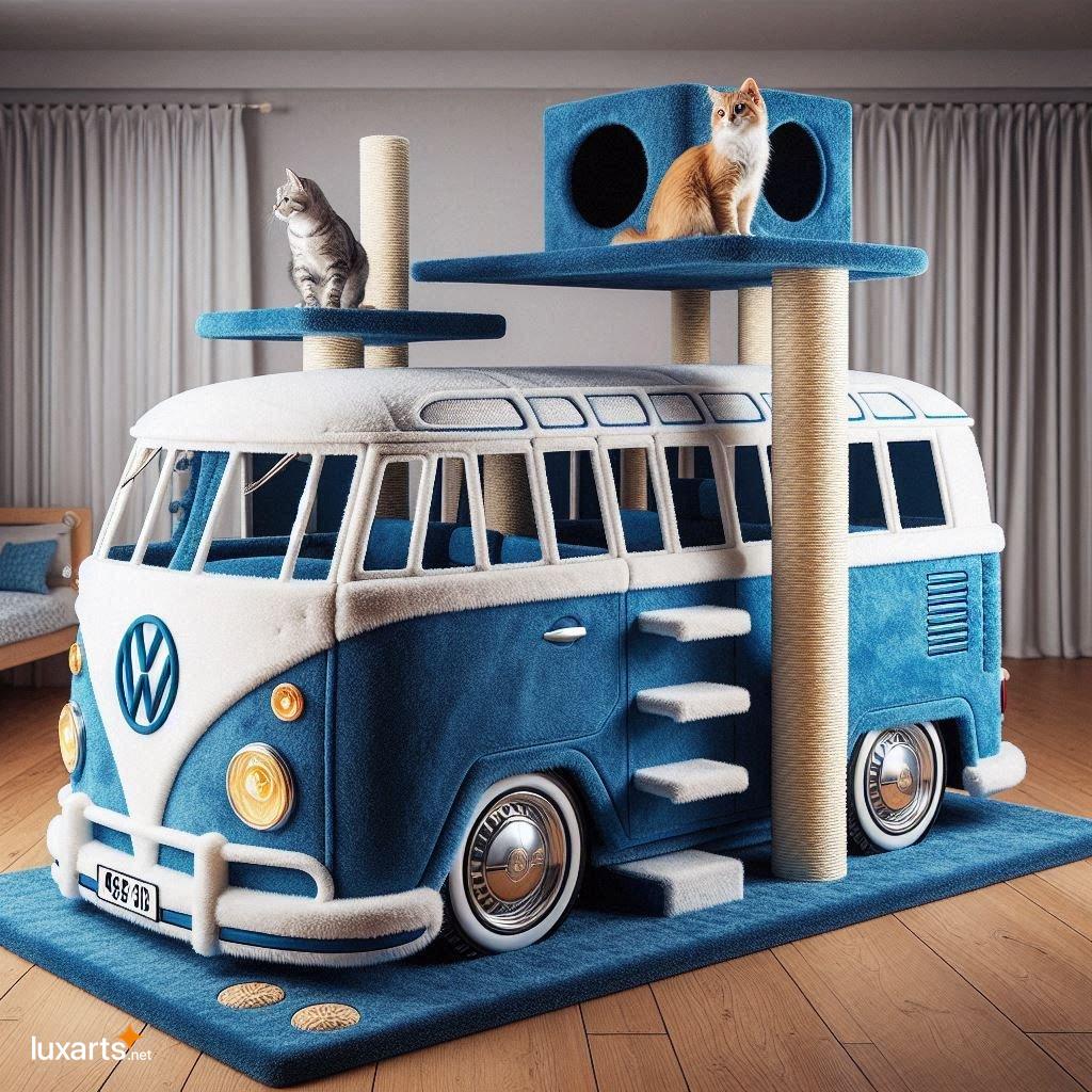 VW Bus Cat Tree: A Retro-Inspired Paradise for Your Feline Friend vw bus cat tree 6