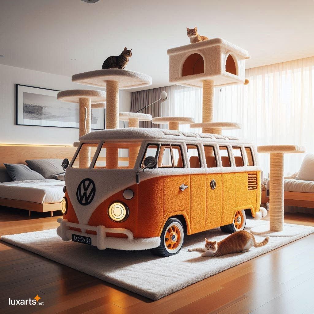 VW Bus Cat Tree: A Retro-Inspired Paradise for Your Feline Friend vw bus cat tree 7