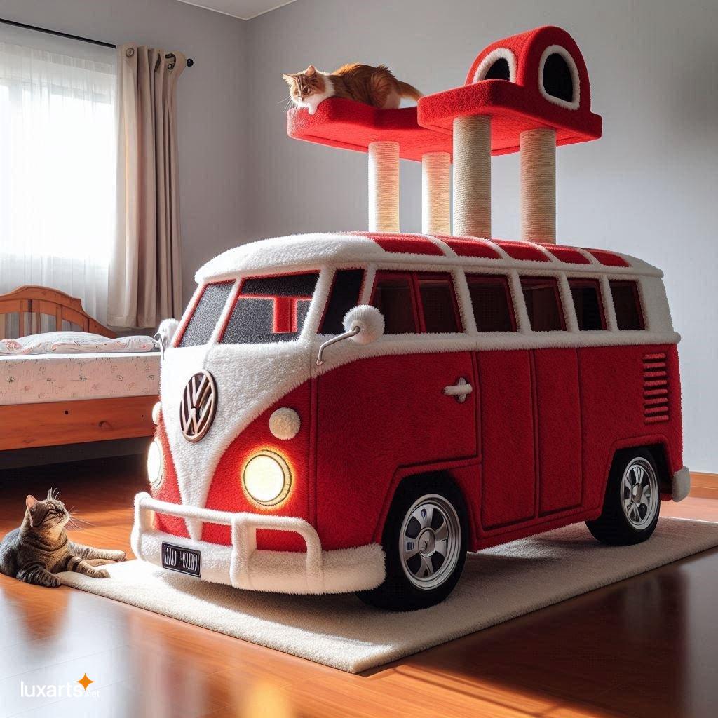 VW Bus Cat Tree: A Retro-Inspired Paradise for Your Feline Friend vw bus cat tree 8