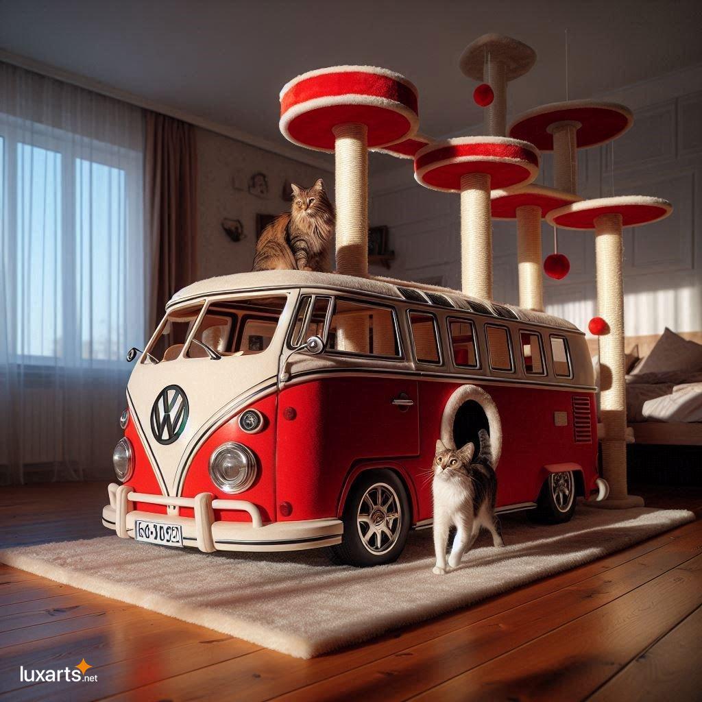 VW Bus Cat Tree: A Retro-Inspired Paradise for Your Feline Friend vw bus cat tree 9