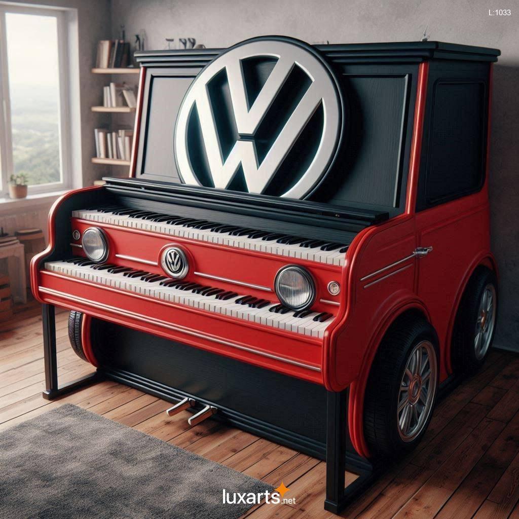 VW Bus Inspired Piano: Reimagine Music with a Touch of Retro Flair vw bus inspired piano 10