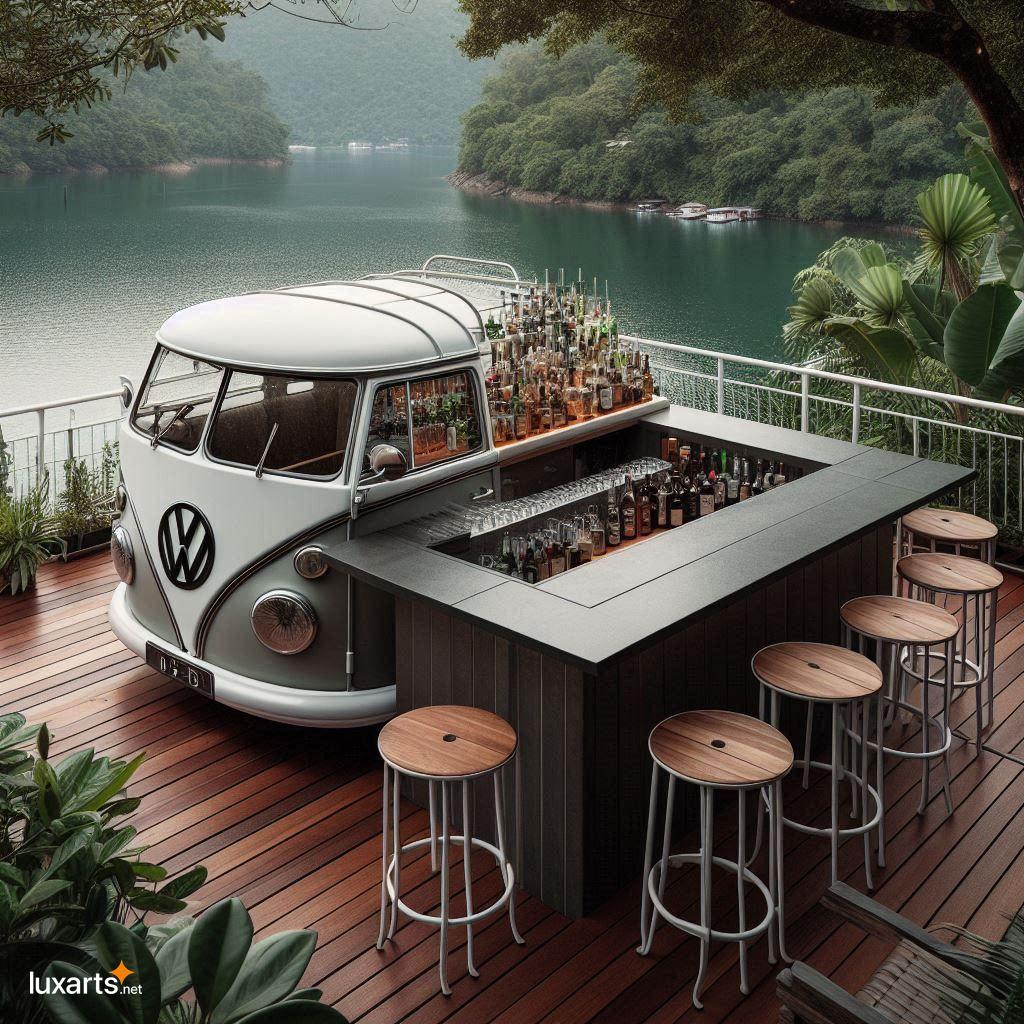 Unleash Your Inner Hippie with a Vintage Volkswagen Bus Outdoor Bar Table vw bus outdoor bar table 1