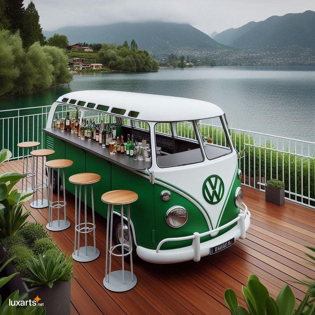 Unleash Your Inner Hippie with a Vintage Volkswagen Bus Outdoor Bar Table vw bus outdoor bar table 11