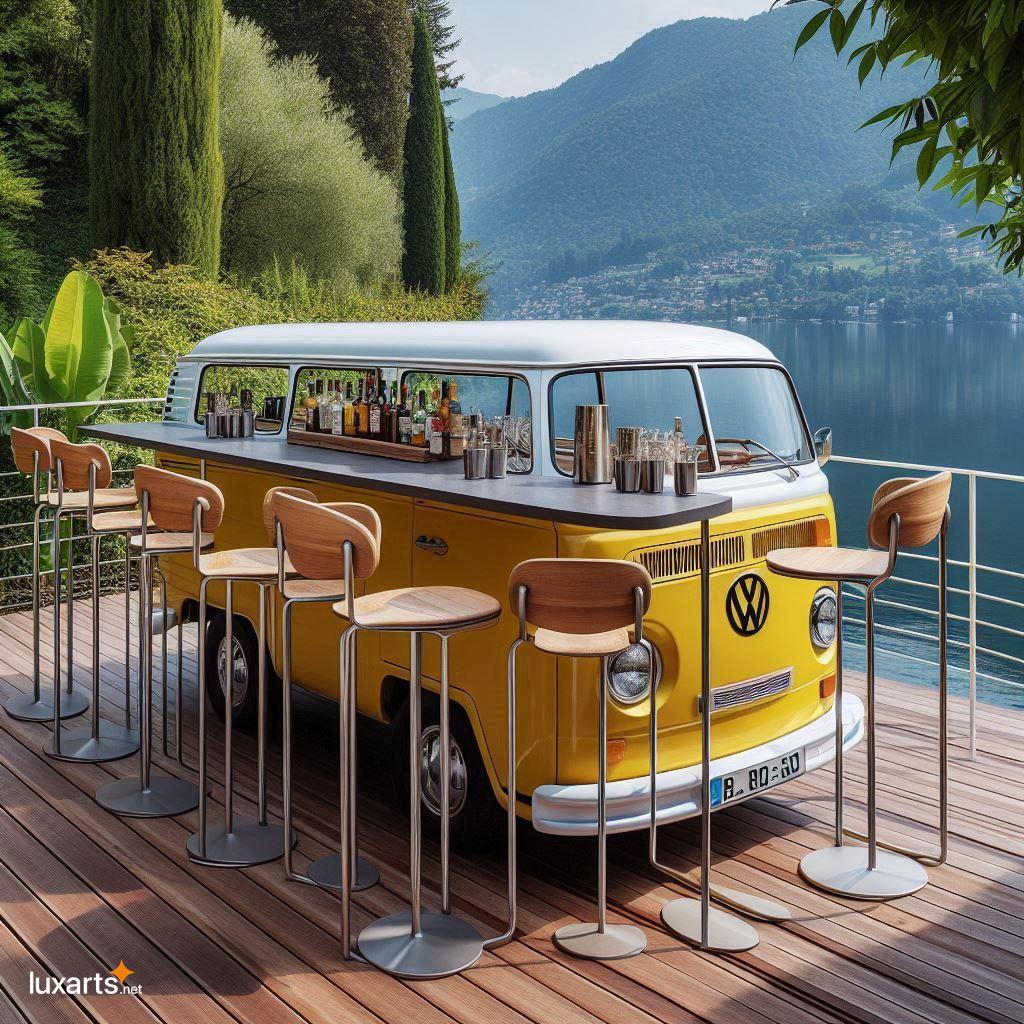 Unleash Your Inner Hippie with a Vintage Volkswagen Bus Outdoor Bar Table vw bus outdoor bar table 2
