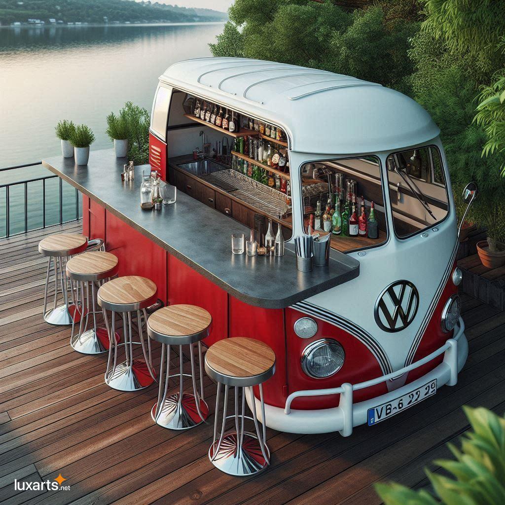 Unleash Your Inner Hippie with a Vintage Volkswagen Bus Outdoor Bar Table vw bus outdoor bar table 3