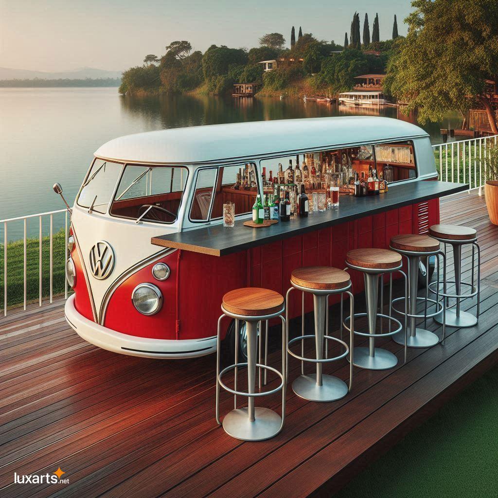 Unleash Your Inner Hippie with a Vintage Volkswagen Bus Outdoor Bar Table vw bus outdoor bar table 4