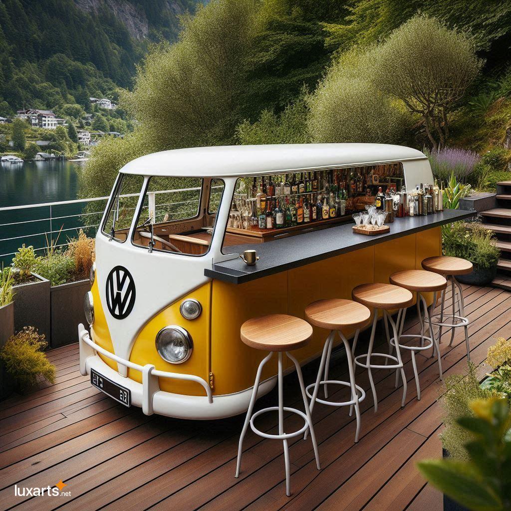 Unleash Your Inner Hippie with a Vintage Volkswagen Bus Outdoor Bar Table vw bus outdoor bar table 5