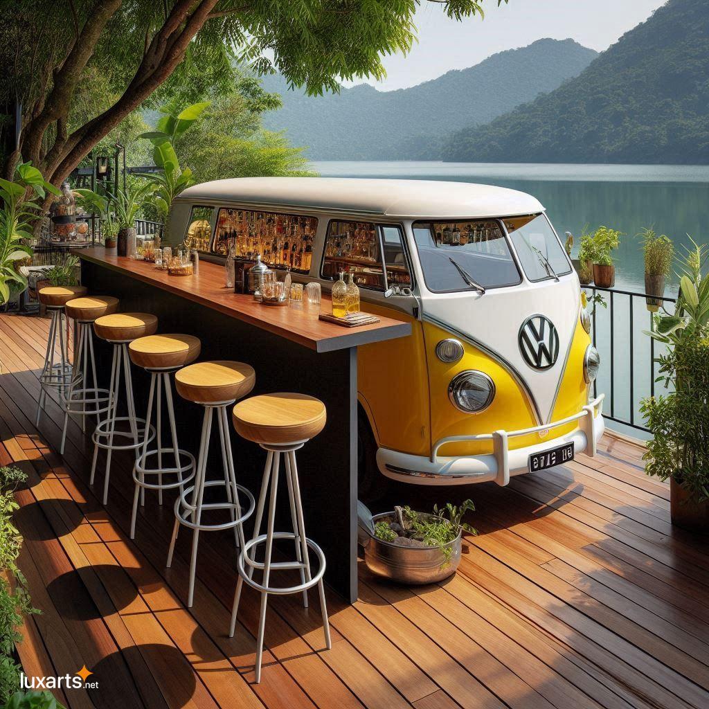 Unleash Your Inner Hippie with a Vintage Volkswagen Bus Outdoor Bar Table vw bus outdoor bar table 8