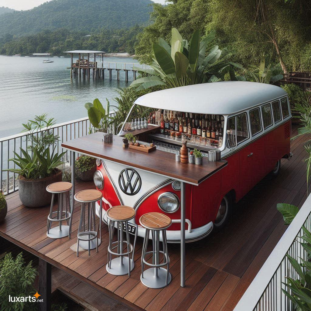 Unleash Your Inner Hippie with a Vintage Volkswagen Bus Outdoor Bar Table vw bus outdoor bar table 9