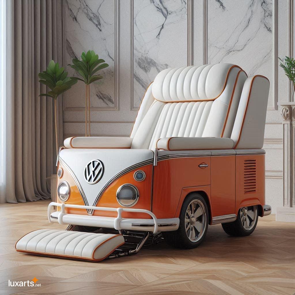 VW Bus Shaped Recliners: A Quirky Furniture Piece for Your Home vw bus recliners chair 1