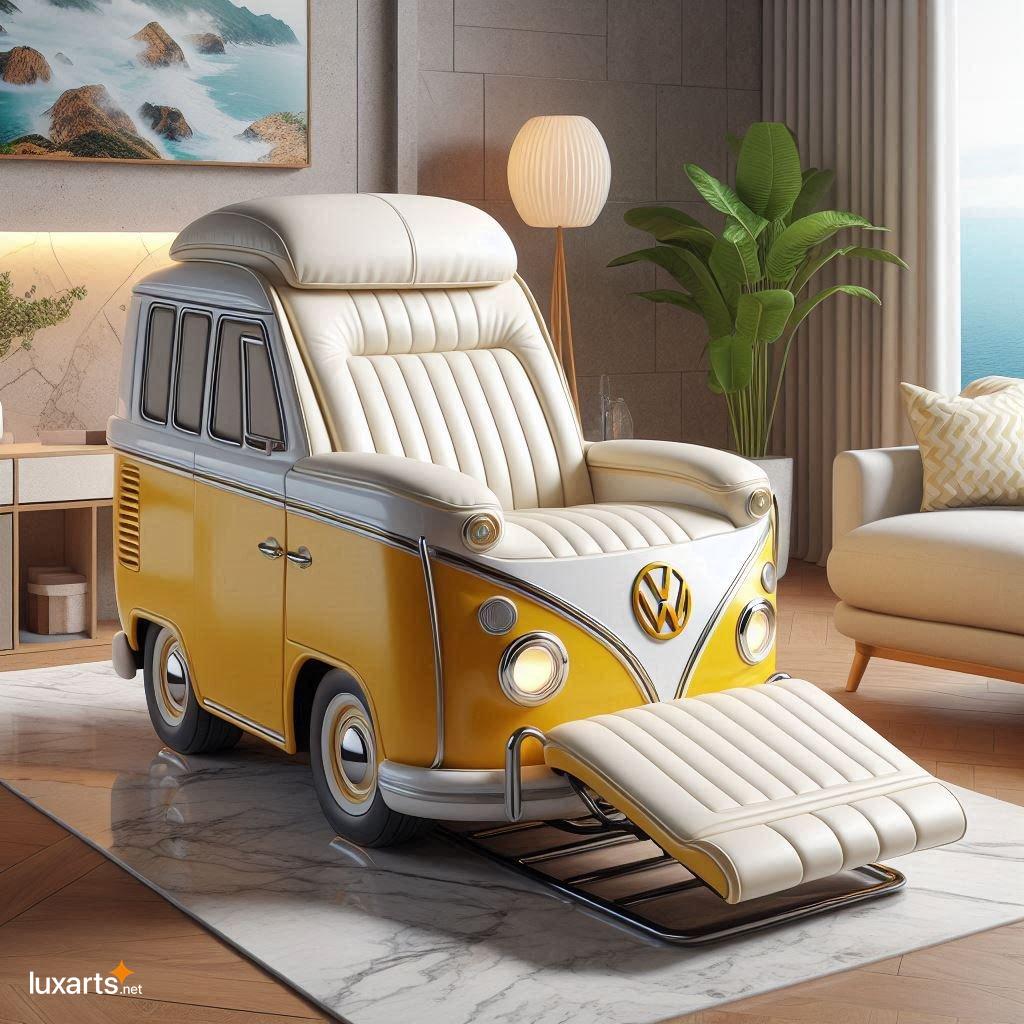 VW Bus Shaped Recliners: A Quirky Furniture Piece for Your Home vw bus recliners chair 10