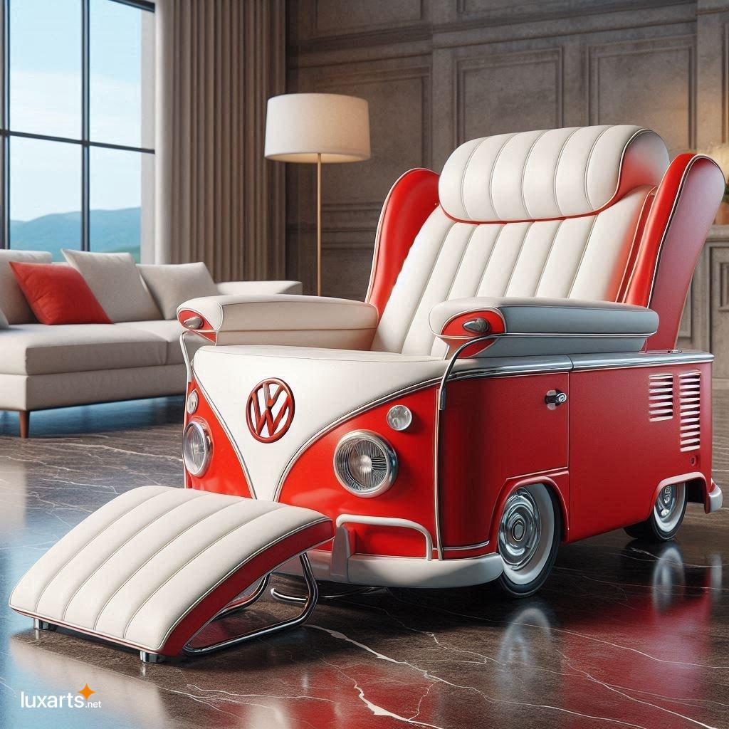 VW Bus Shaped Recliners: A Quirky Furniture Piece for Your Home vw bus recliners chair 3