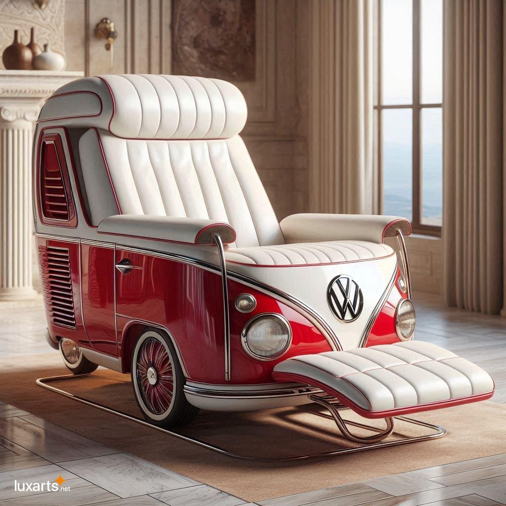 VW Bus Shaped Recliners: A Quirky Furniture Piece for Your Home vw bus recliners chair 4
