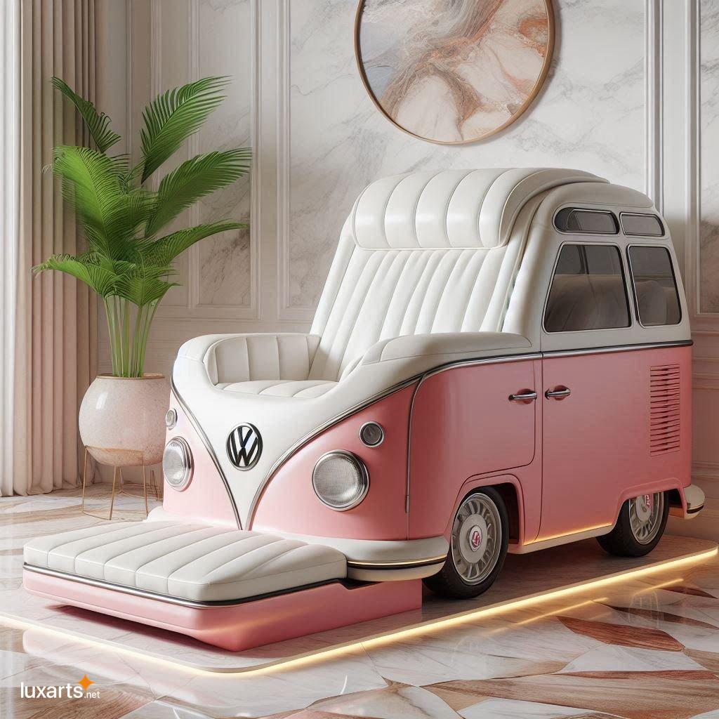 VW Bus Shaped Recliners: A Quirky Furniture Piece for Your Home vw bus recliners chair 5