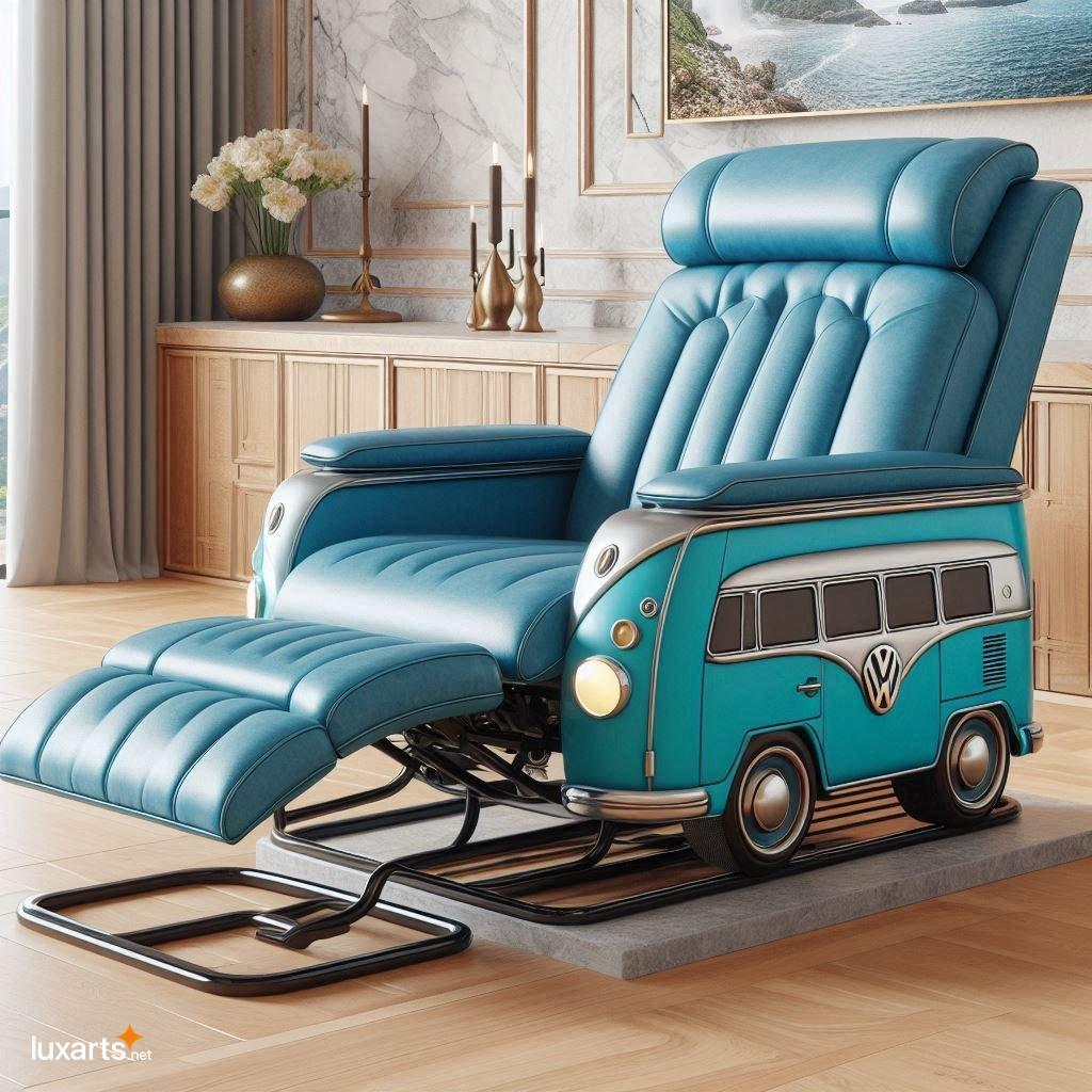 VW Bus Shaped Recliners: A Quirky Furniture Piece for Your Home vw bus recliners chair 8