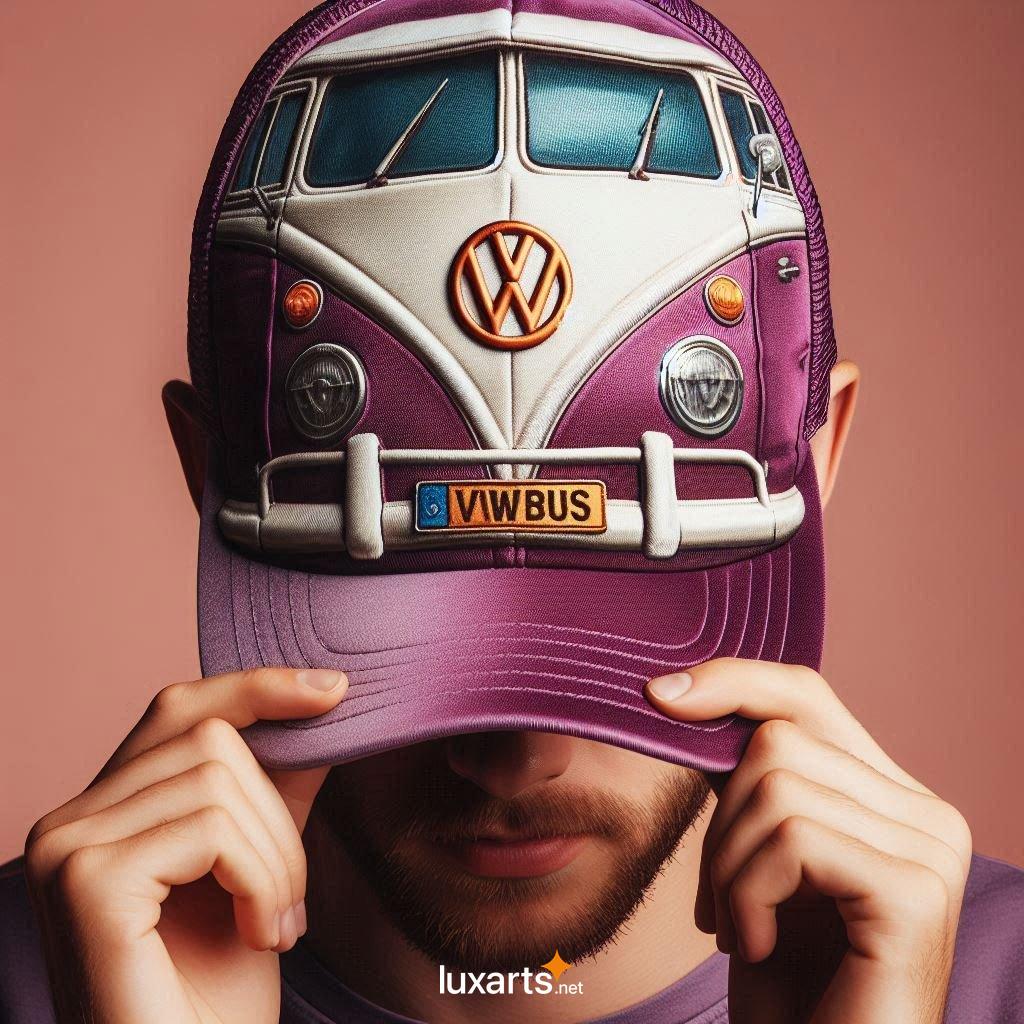 VW Bus Shaped Baseball Cap: The Perfect Gift for Van Lifers and Retro Enthusiasts vw bus shaped baseball cap 3