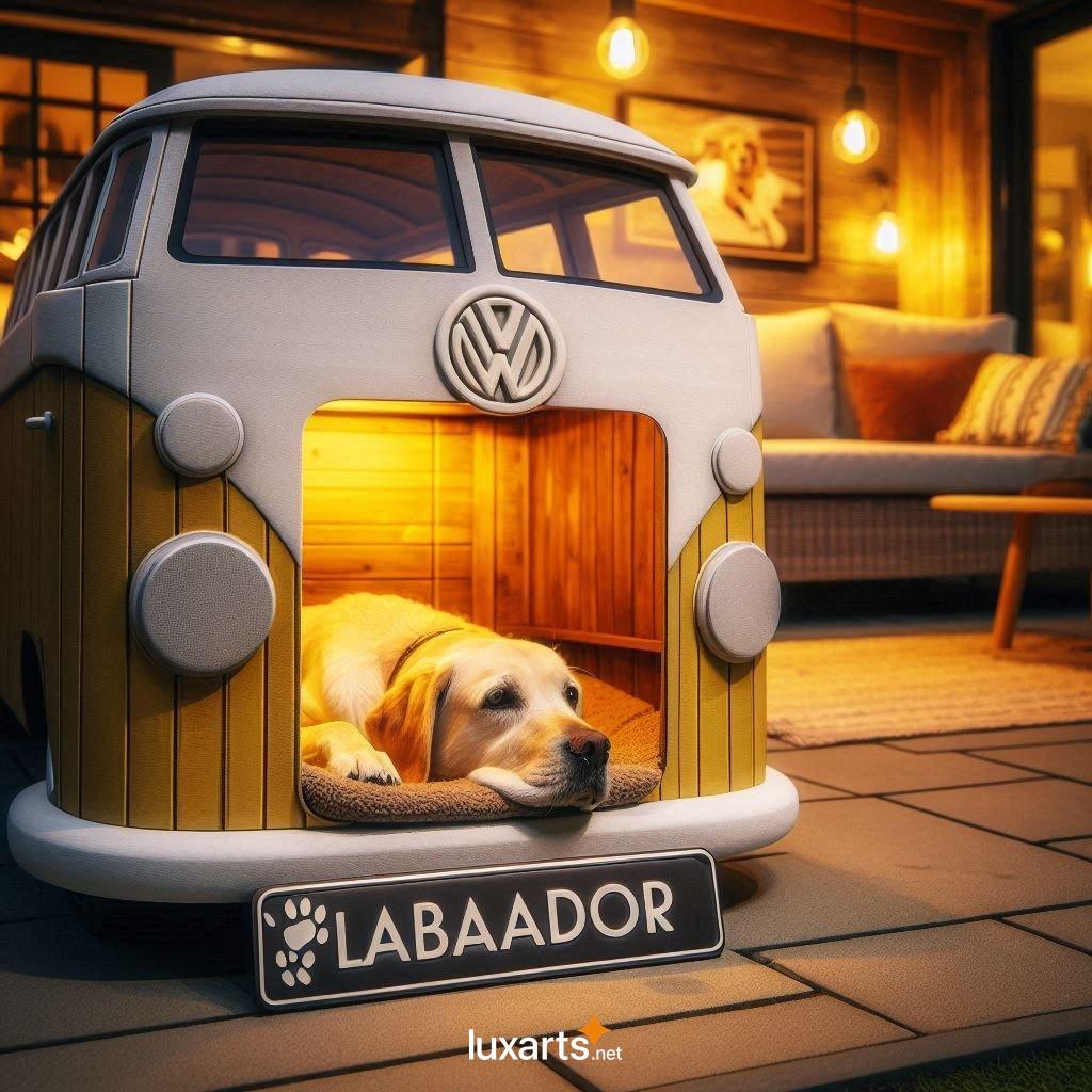 VW Bus Shaped Dog House: Unleash Your Pet's Inner Hippie vw bus shaped dog house 10