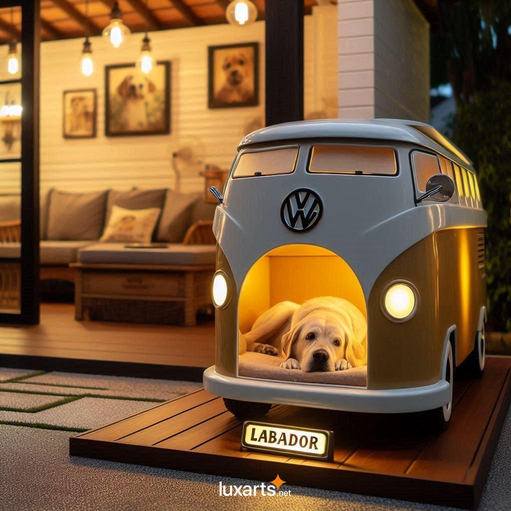 VW Bus Shaped Dog House: Unleash Your Pet's Inner Hippie vw bus shaped dog house 11