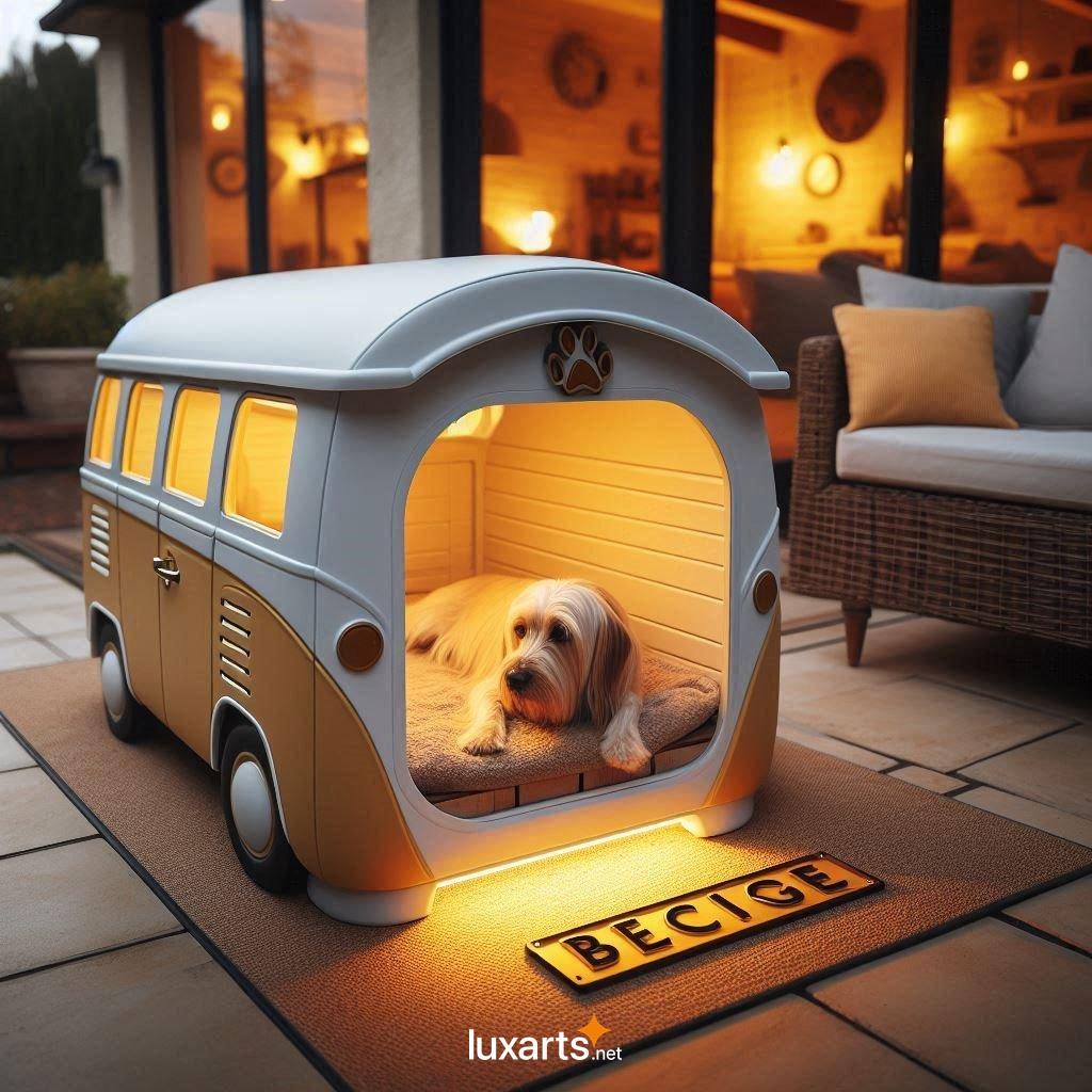 VW Bus Shaped Dog House: Unleash Your Pet's Inner Hippie vw bus shaped dog house 14