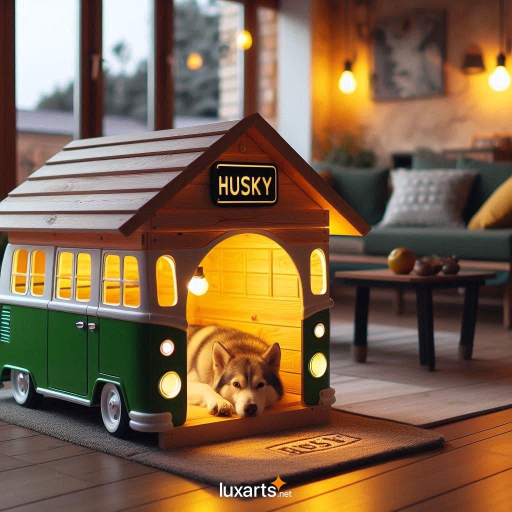 VW Bus Shaped Dog House: Unleash Your Pet's Inner Hippie vw bus shaped dog house 4
