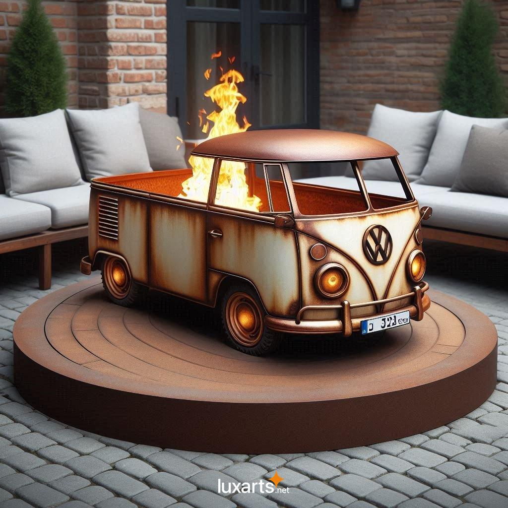 Mini VW Bus Fire Pits: Add a Touch of Vintage Charm to Your Outdoor Space vw bus shaped fire pits 11