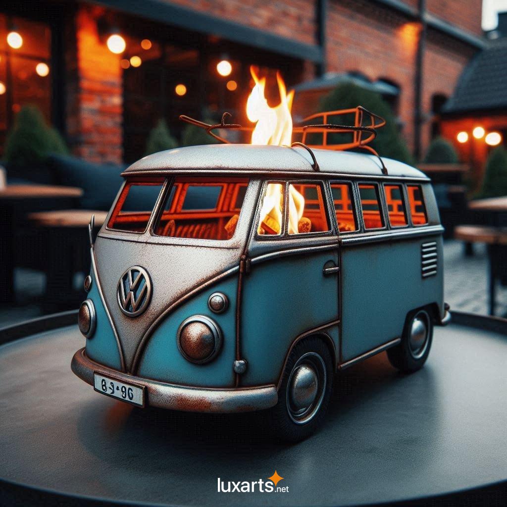 Mini VW Bus Fire Pits: Add a Touch of Vintage Charm to Your Outdoor Space vw bus shaped fire pits 5