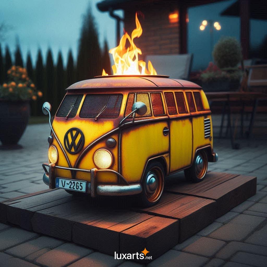 Mini VW Bus Fire Pits: Add a Touch of Vintage Charm to Your Outdoor Space vw bus shaped fire pits 8