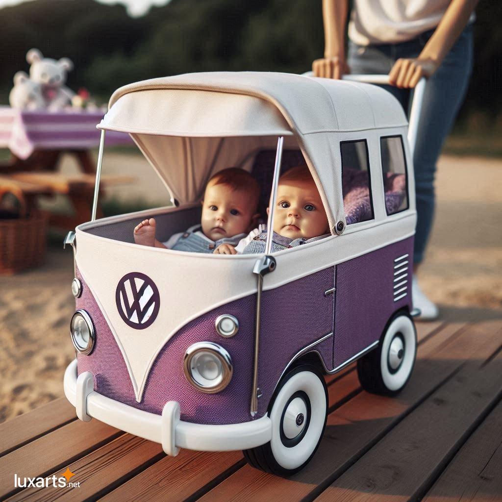 Turn Heads with an Iconic VW Bus Stroller Wagon: The Perfect Blend of Style and Functionality vw bus wagon stroller 10