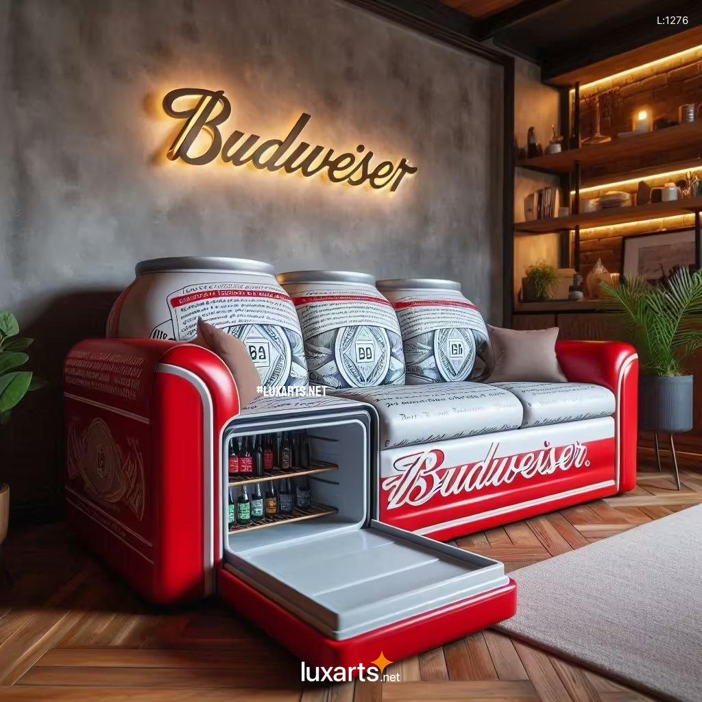 Elevate Your Living Space with a Budweiser Inspired Sofa budweiser sofa 1