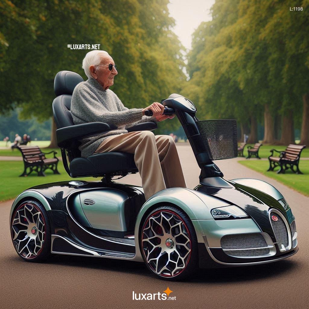 Bugatti Inspired Mobility Scooter: Elevate Senior Mobility bugatti shaped mobility scooter 1