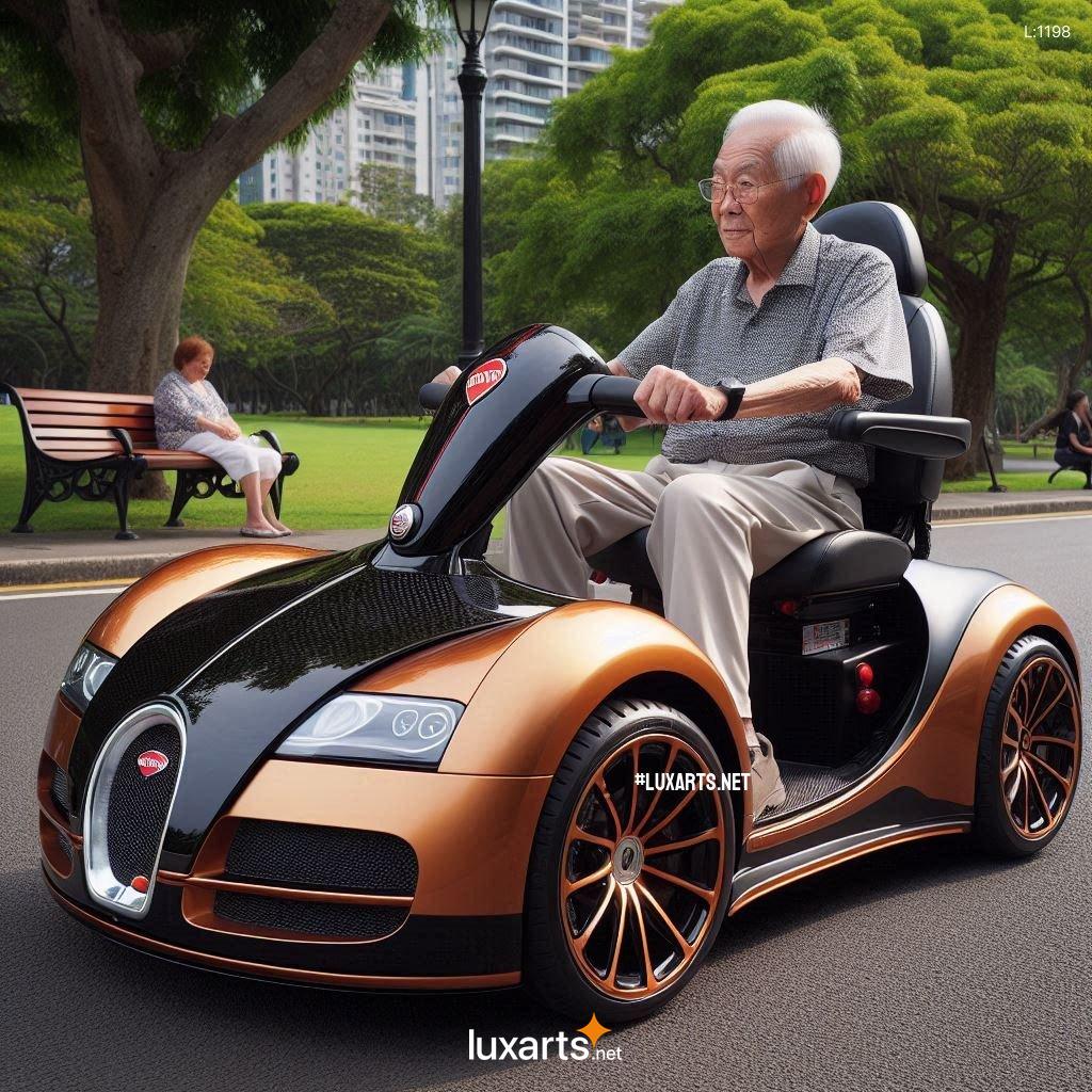 Bugatti Inspired Mobility Scooter: Elevate Senior Mobility bugatti shaped mobility scooter 3