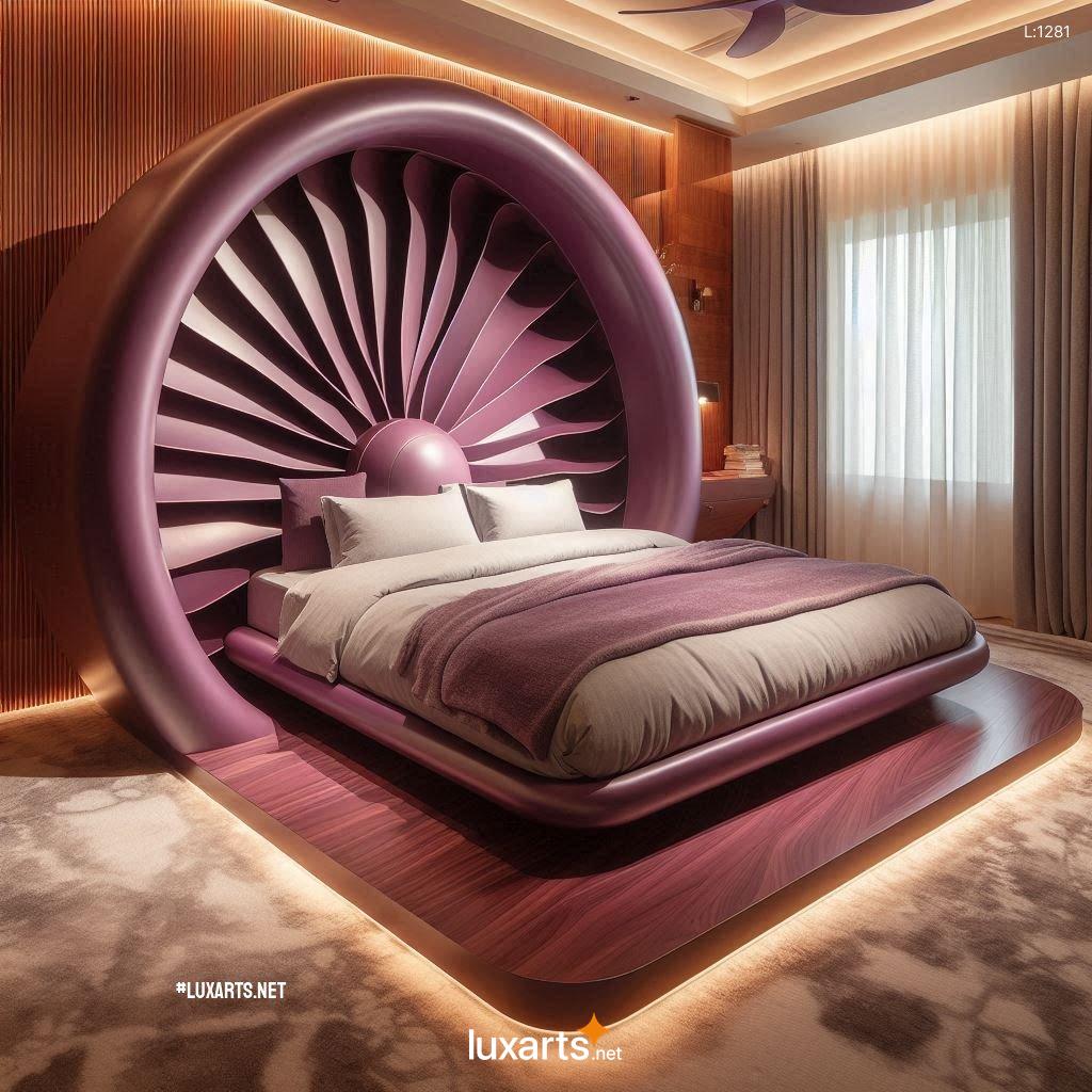 Electric Fan Shaped Bed: Futuristic Bed Design with Cooling Breeze electric fan shaped bed 10