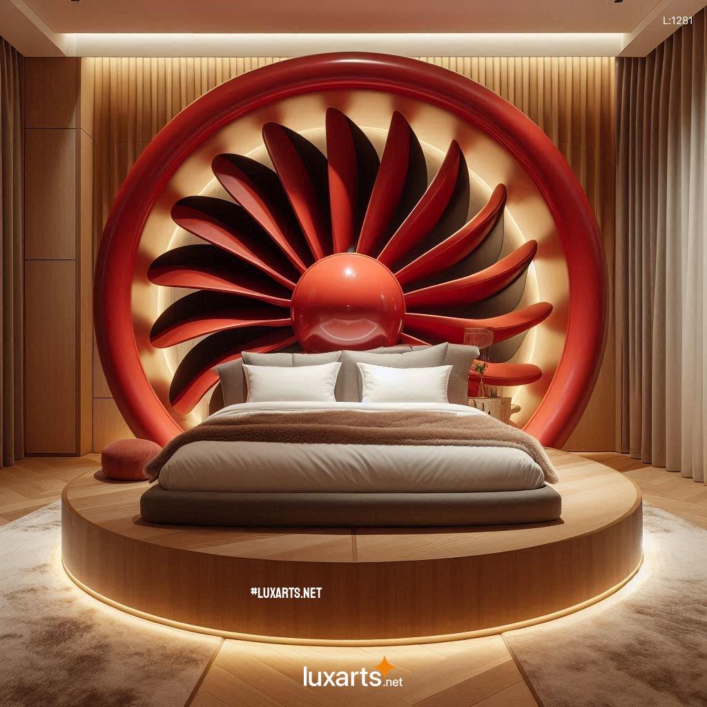 Electric Fan Shaped Bed: Futuristic Bed Design with Cooling Breeze electric fan shaped bed 6