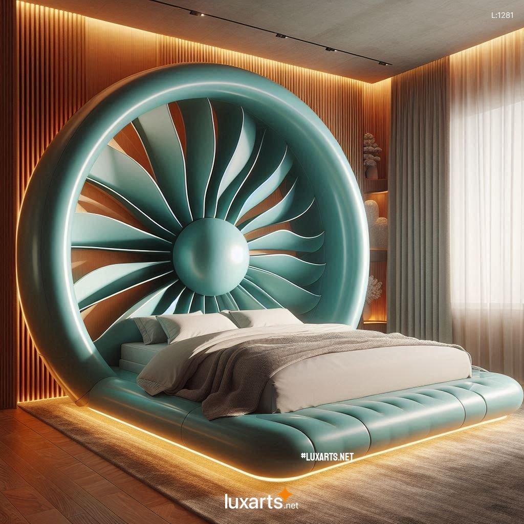 Electric Fan Shaped Bed: Futuristic Bed Design with Cooling Breeze ...