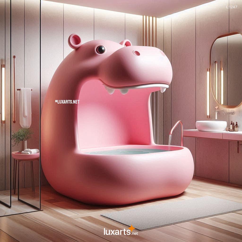 Unleash the Playfulness with Hippo-Shaped Bathtubs for Kids hippo bathtubs 10
