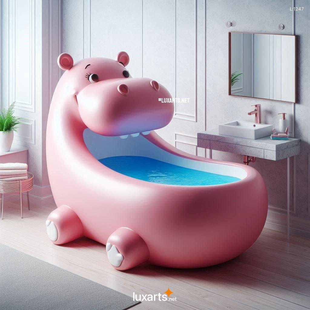 Unleash the Playfulness with Hippo-Shaped Bathtubs for Kids hippo bathtubs 3