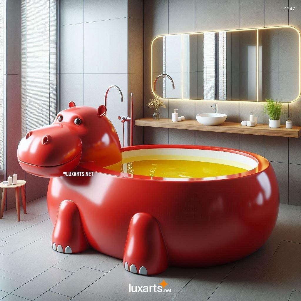 Unleash the Playfulness with Hippo-Shaped Bathtubs for Kids hippo bathtubs 9
