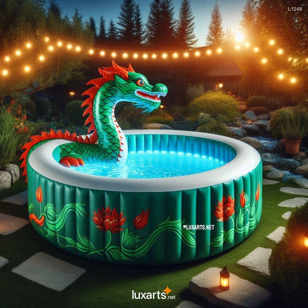 Unwind in Style: Unwind in Style with a Majestic Inflatable Dragon Hot Tub inflatable dragon hot tub 1