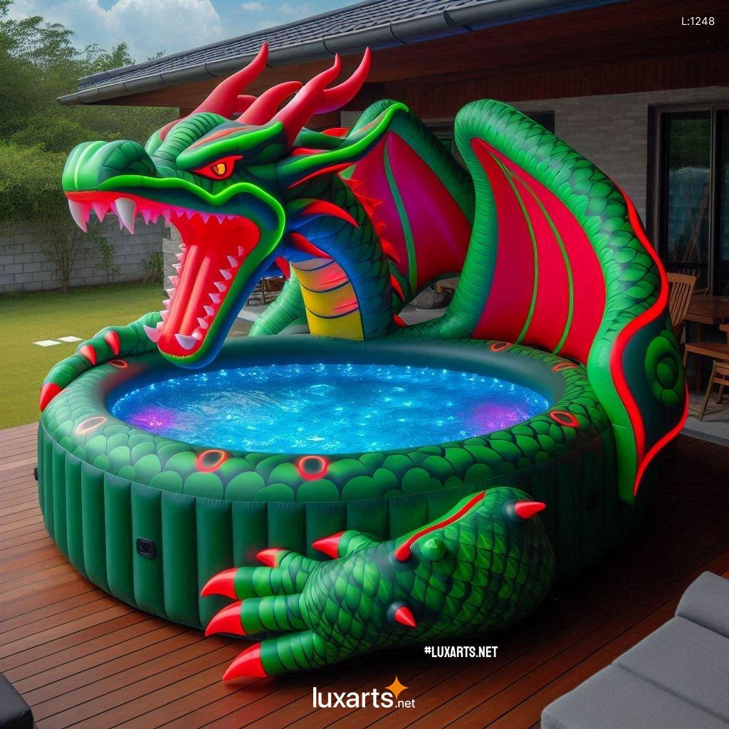 Unwind in Style: Unwind in Style with a Majestic Inflatable Dragon Hot Tub inflatable dragon hot tub 3